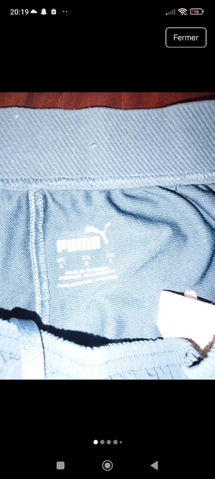 jogging bleu Puma très très bon état - photo numéro 3