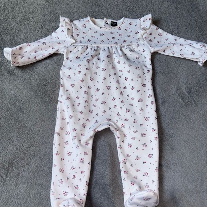 Pyjama à fleur bébé - photo numéro 2