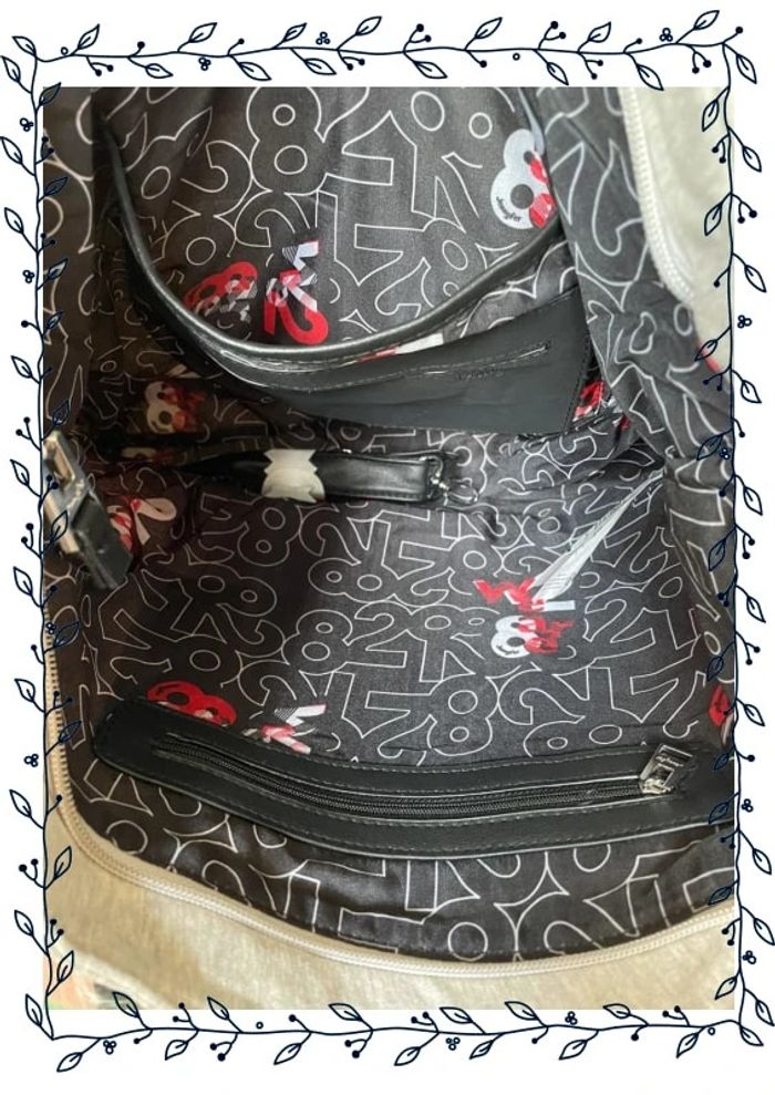 Sac gris à motifs, marque Jennyfer - photo numéro 9