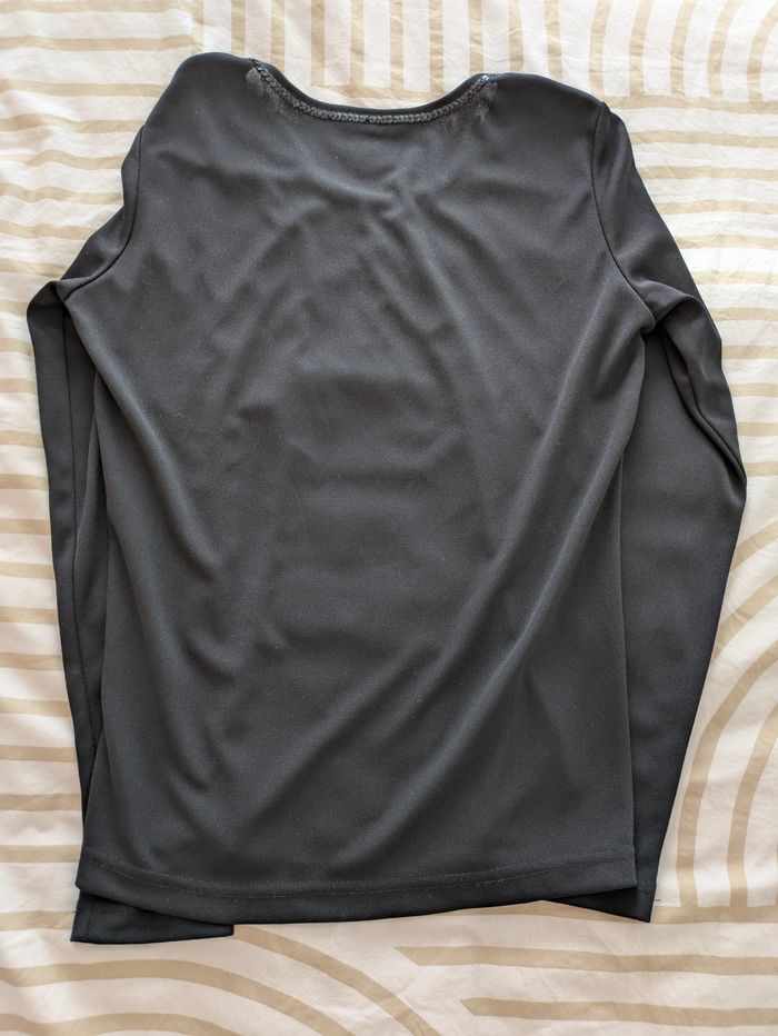 Haut Manches Longues Noir Suzanne Taylor - photo numéro 3