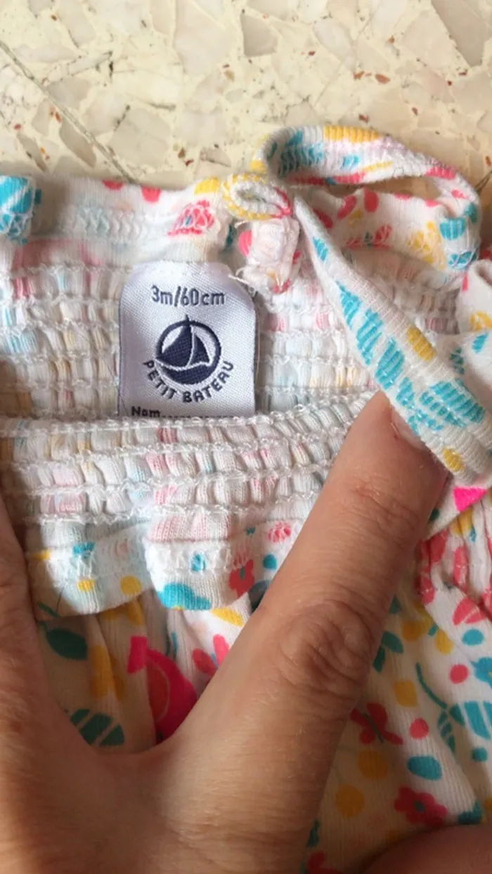 Grenouillère petit bateau 3 mois - photo numéro 2