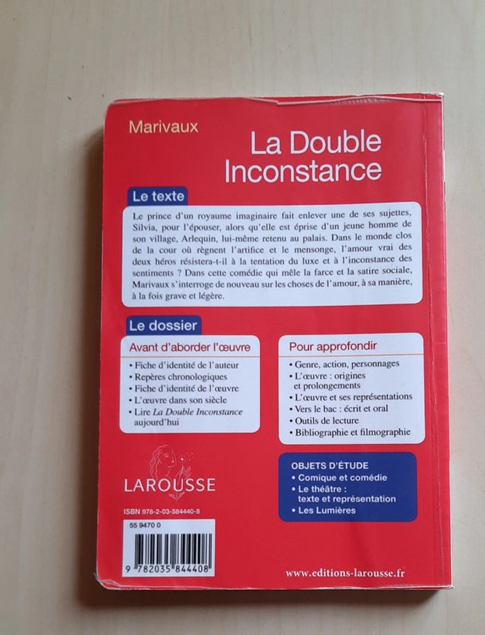 La double inconstance de Marivaux - photo numéro 2