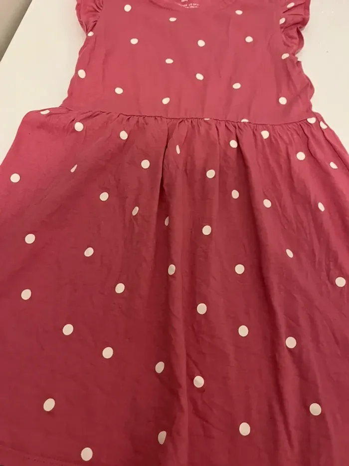 Robe rose à pois - photo numéro 2