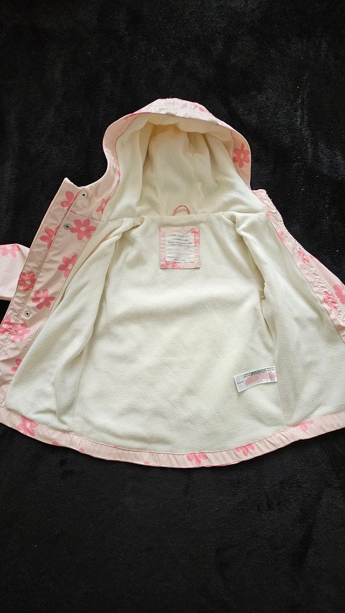 Ciré fille 18-24 mois 92 cm 🌸 Imperméable Primark mi-saison - photo numéro 6