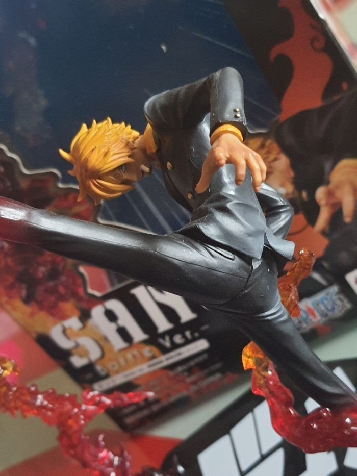 One Piece Figuarts Zero : Sanji Battle Version : Flambage Shot ! (Diable Jambe) - photo numéro 7