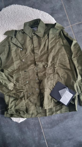 Veste créateur FENG Chen Wang kaki army neuf XS