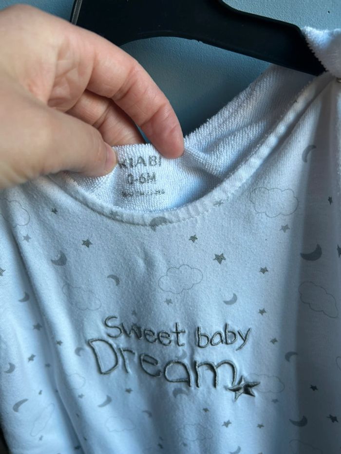 Gigoteuse fine , intérieur éponge , kiabi ,0-6 mois - photo numéro 3