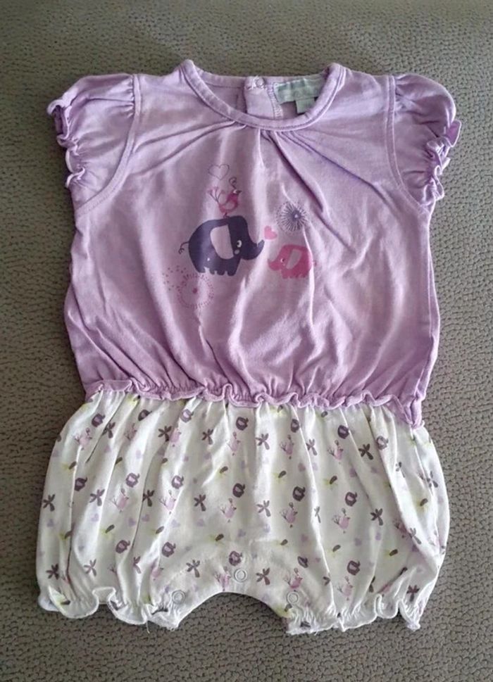 Ensemble fille lilas, Kimbaloo taille 3 mois - photo numéro 5