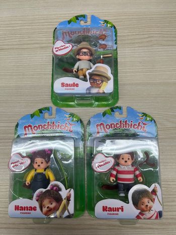Lot 3 figurines Monchhichi neuves 
