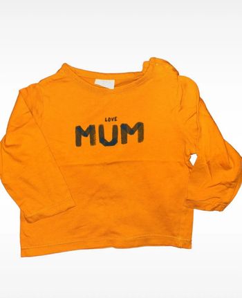 T-shirt manche longue 9 mois