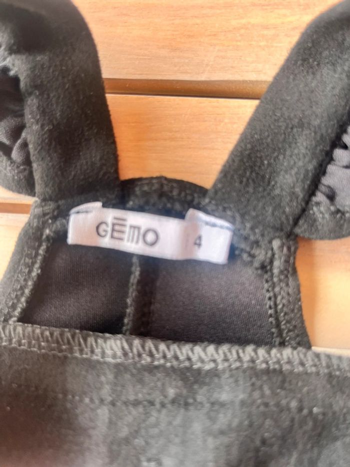Robe salopette noire gemo 4 ans - photo numéro 2