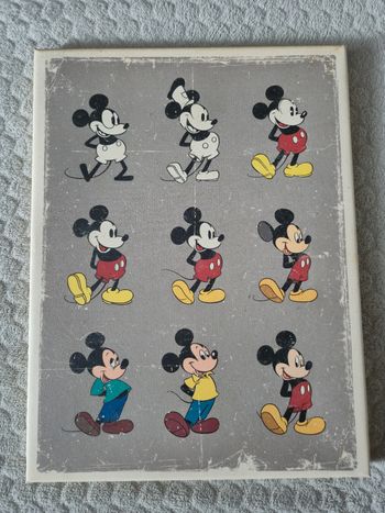 Cadre en toile Mickey vintage