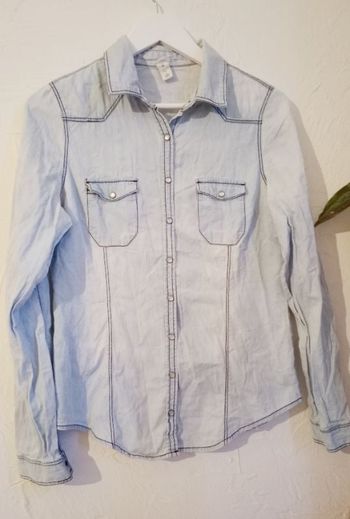 Chemise en jean délavé Kiabi - M