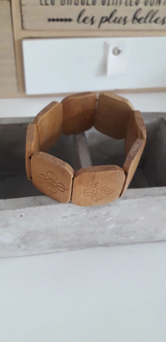 Bracelet bois réglable - photo numéro 3