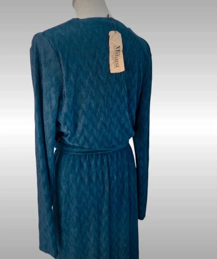 Robe longue décolleté bleu marine L-XL neuve avec étiquette - photo numéro 5