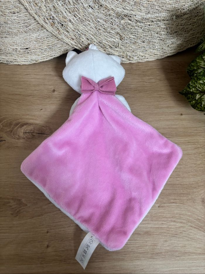 Doudou plat chat Marie les aristochats rose blanc Disney nicotoy - photo numéro 3