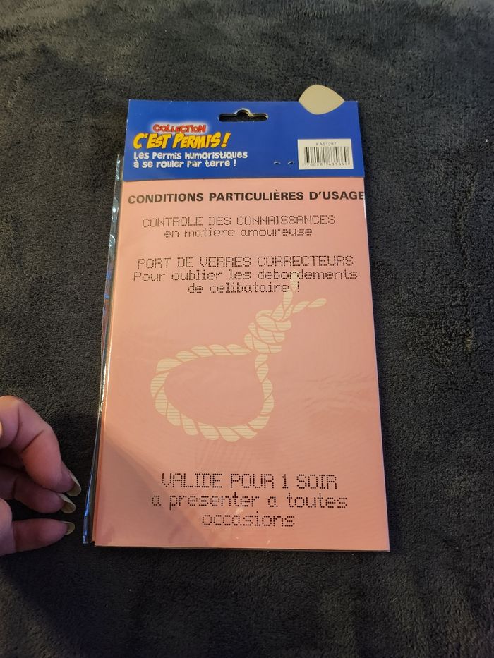 Permis d’enterrer ma vie de garçon humoristique neuf - photo numéro 2