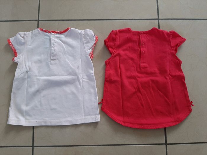 Lot de 9 tee shirts manches courtes fille 18 mois - photo numéro 7