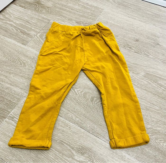 Pantalon souple 2 ans moutarde