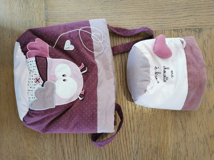 Lot ensemble mam'zelle bou violet chouette - photo numéro 3