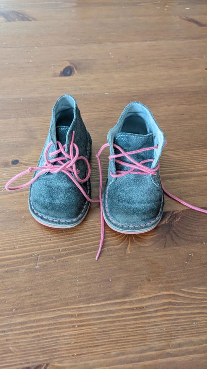 Chaussures montantes cuir suédé Vertbaudet 20 - photo numéro 2