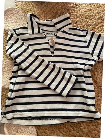 Hublot marinière 4 ans garçon