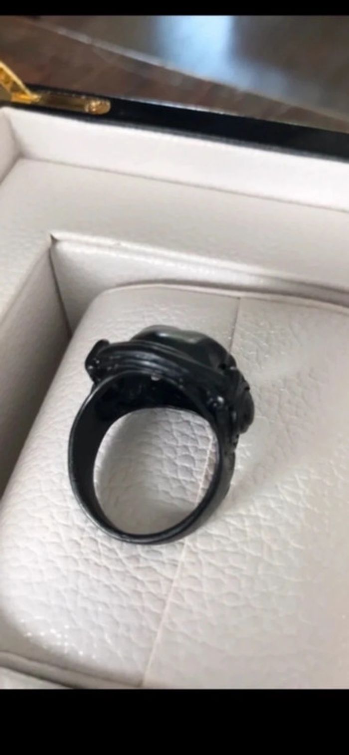 Bague noire, pour homme, taille 59 - photo numéro 13