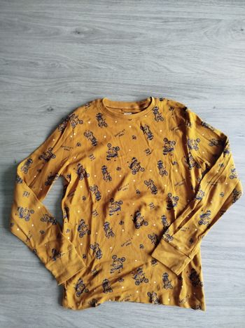 Tee shirt manche longue 12ans kiabi