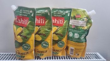 Lot de 4 gels douches eco recharge vanille tahiti l