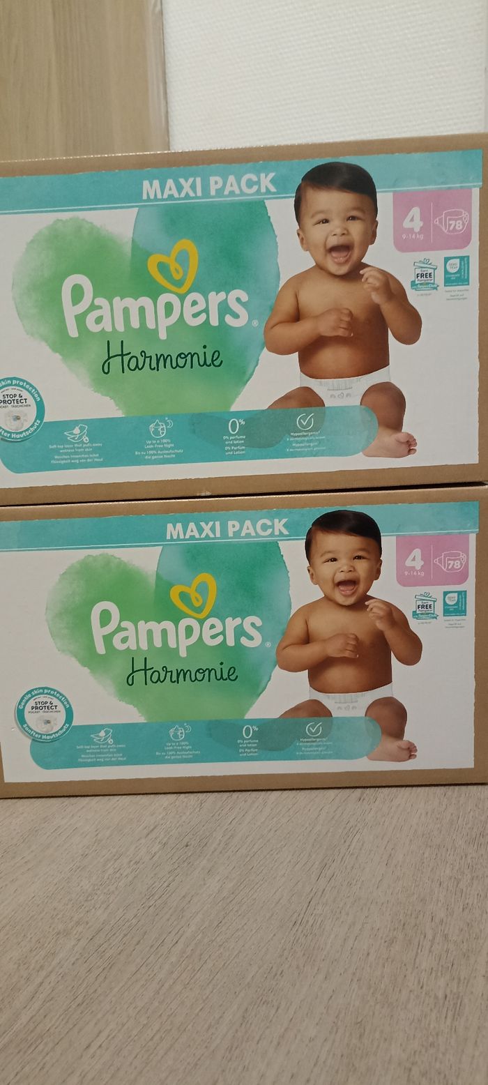 Couche Pampers harmonie taille 4