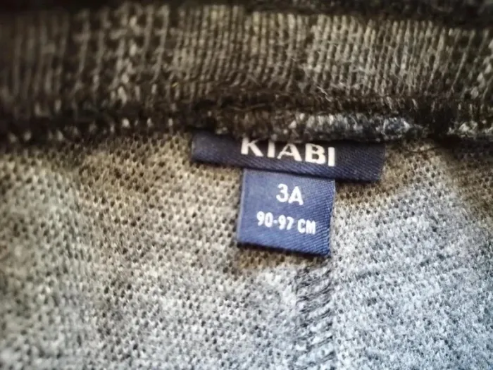 Pantalon gris à carreaux Kiabi 3 ans - photo numéro 8