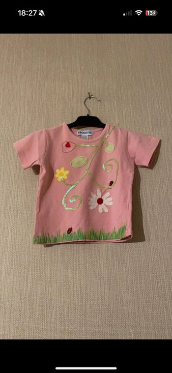 T-shirt rose 5 ans Orchestra