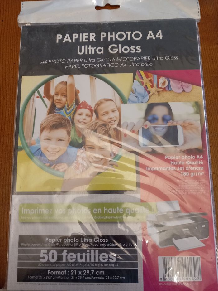 Papier photo a4