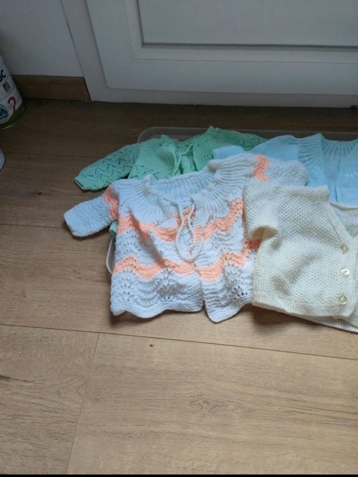 Lot de gilets fait main