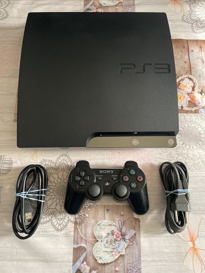 Console Sony PlayStation 3 Slim 120 Go Câbles manette et 1 Jeu - Occasion TBE - photo numéro 15