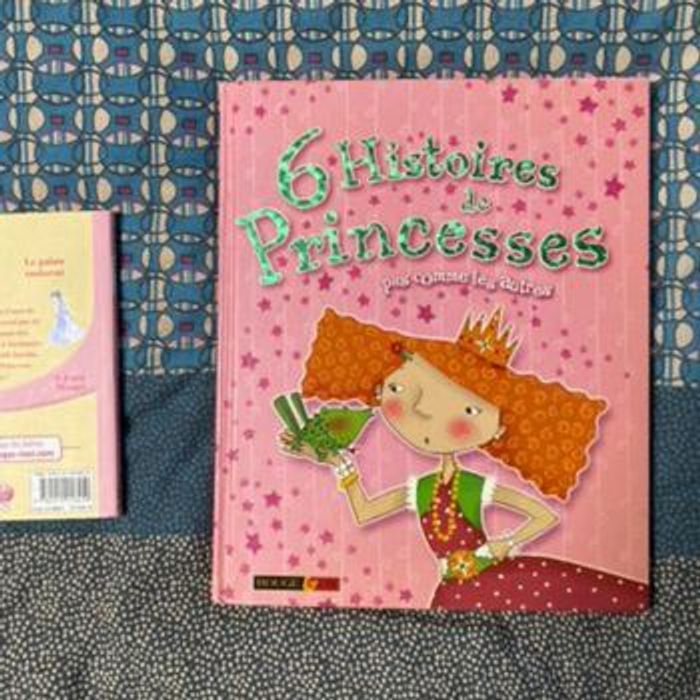 Grand livre 6 histoires de princesses pas comme les autres Rouge et Or