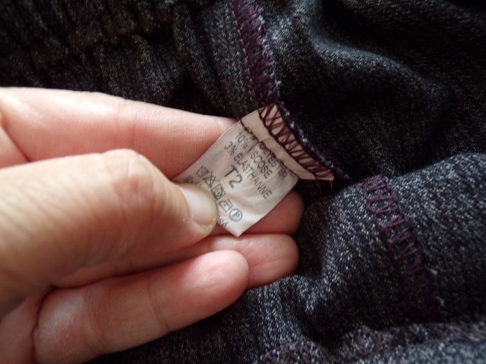 Pantalon gris foncé chiné T2 - photo numéro 3
