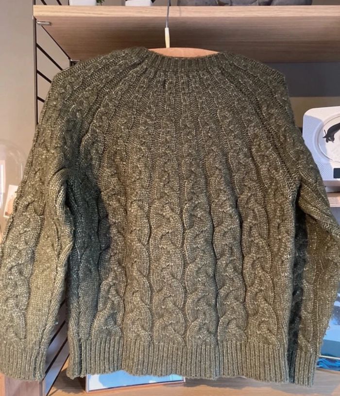 Magnifique pull chaud kaki pour l’hiver // taille XS - photo numéro 2