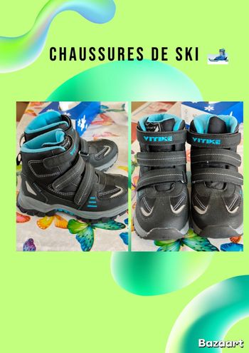 Vent blouson+Chaussures de ski 🎿