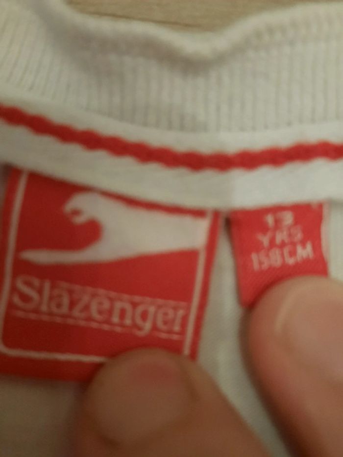 Tee-shirt manches courtes Slazenger taille 14 ans - photo numéro 2