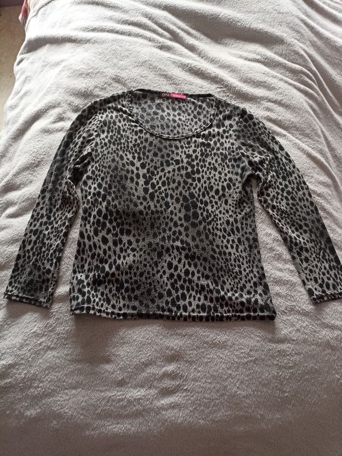 Haut été style léopard