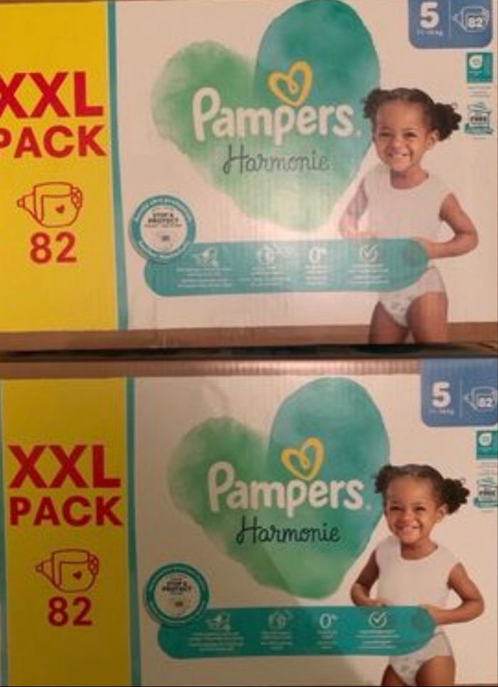 Couche Pampers tallle 5 harmonie