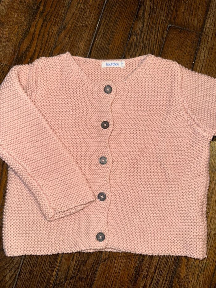 Gilet maille Bout’chou  9 mois - photo numéro 2