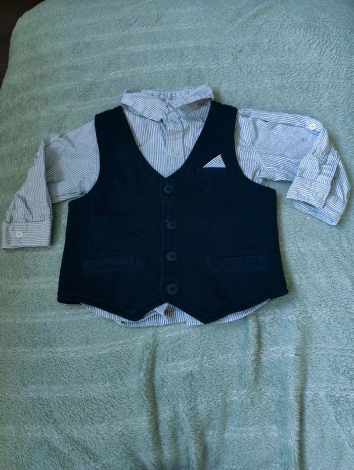 Chemise et cache coeur