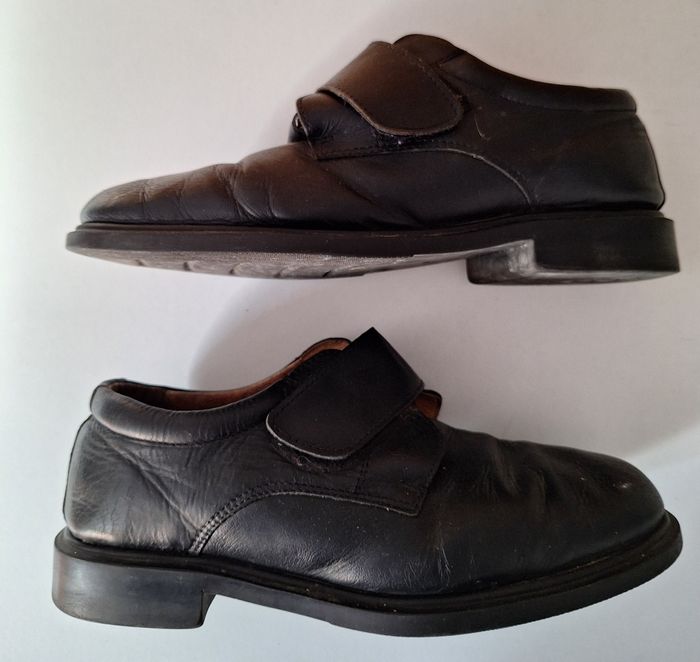 Chaussures homme noires à scratch - photo numéro 3