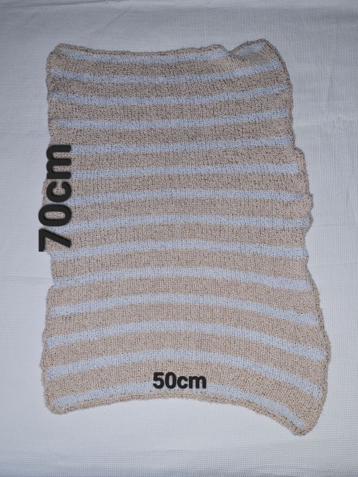 Couverture laine fait main