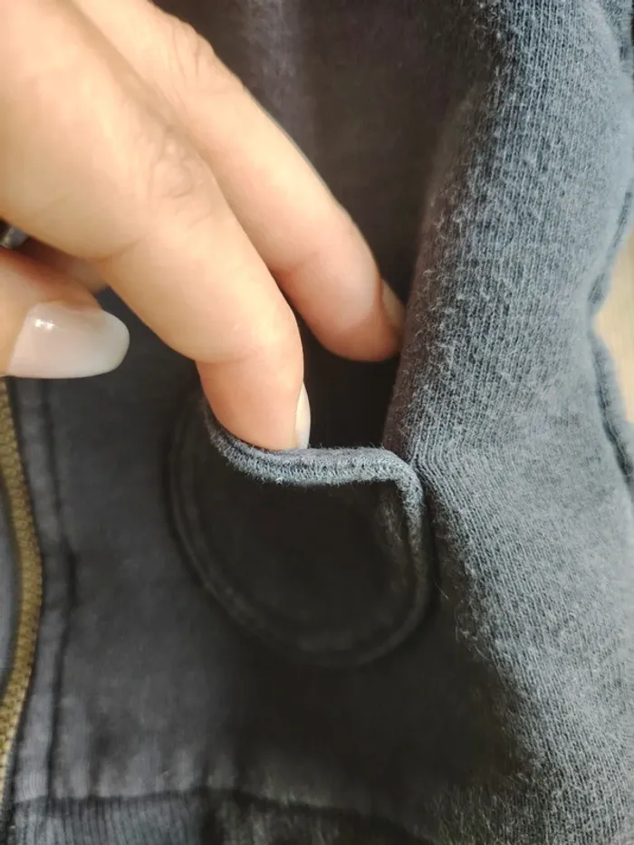Gilet à capuche zippé épais garçon - photo numéro 3