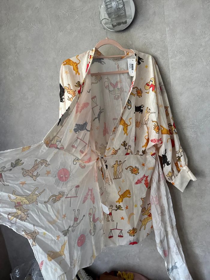Robe courte cache cœur à motif t 38 - photo numéro 8