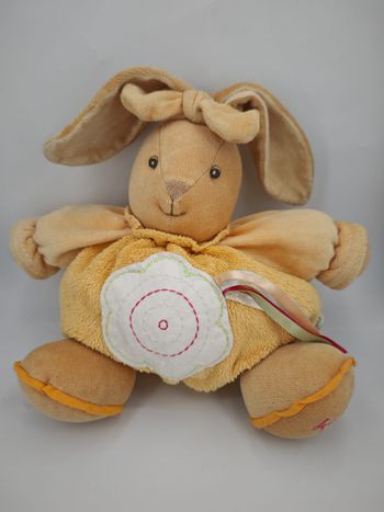 Doudou Boule Lapin Patapouf Orange Kaloo