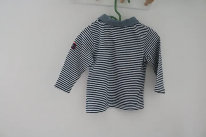Ensemble haut/salopette Lee Cooper et gilet Jacadi 6 mois - photo numéro 12